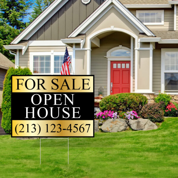 Yard Sign with H-stake